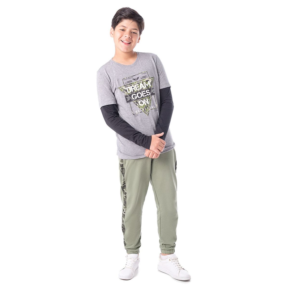 PIONIER - Jogger French Terry Dinoks Niño