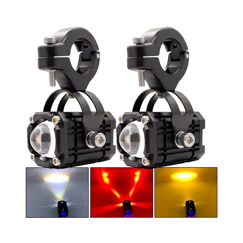 GENERICO - Faro Led Neblinero Dual Ab Automoto Con Base Multicolor