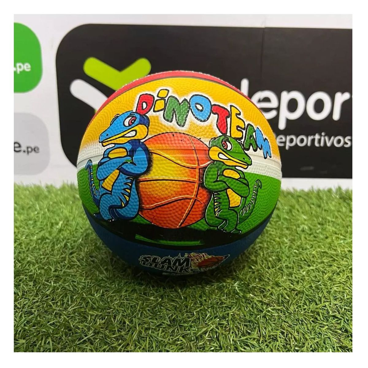 GENERICO - PELOTA DE BÁSKET MIBALON SLAM DUNK 3 DINOTEAM