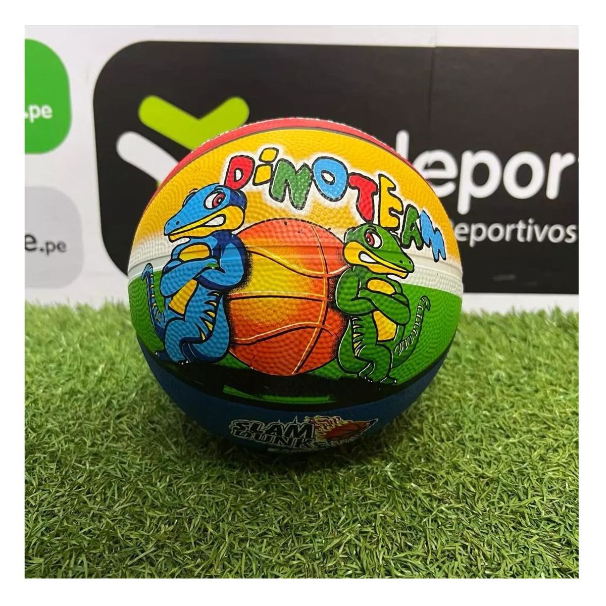 GENERICO - PELOTA DE BÁSKET MIBALON SLAM DUNK 3 DINOTEAM