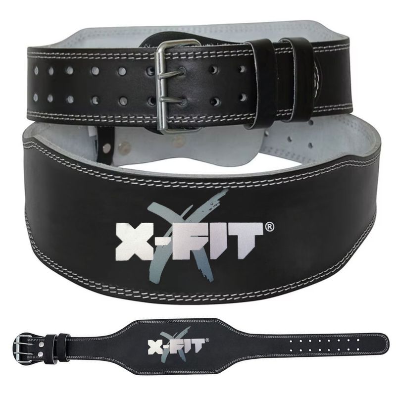 XFIT - Cinturón Correa de Cuero Levantamiento Pesas Halterofilia S