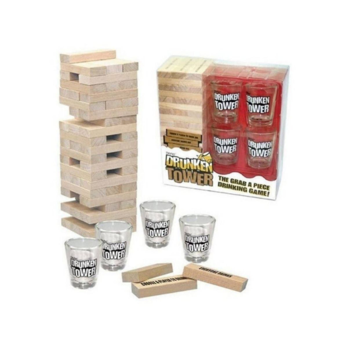 GENERICO - Juegos De Mesa Jenga Con Vasos