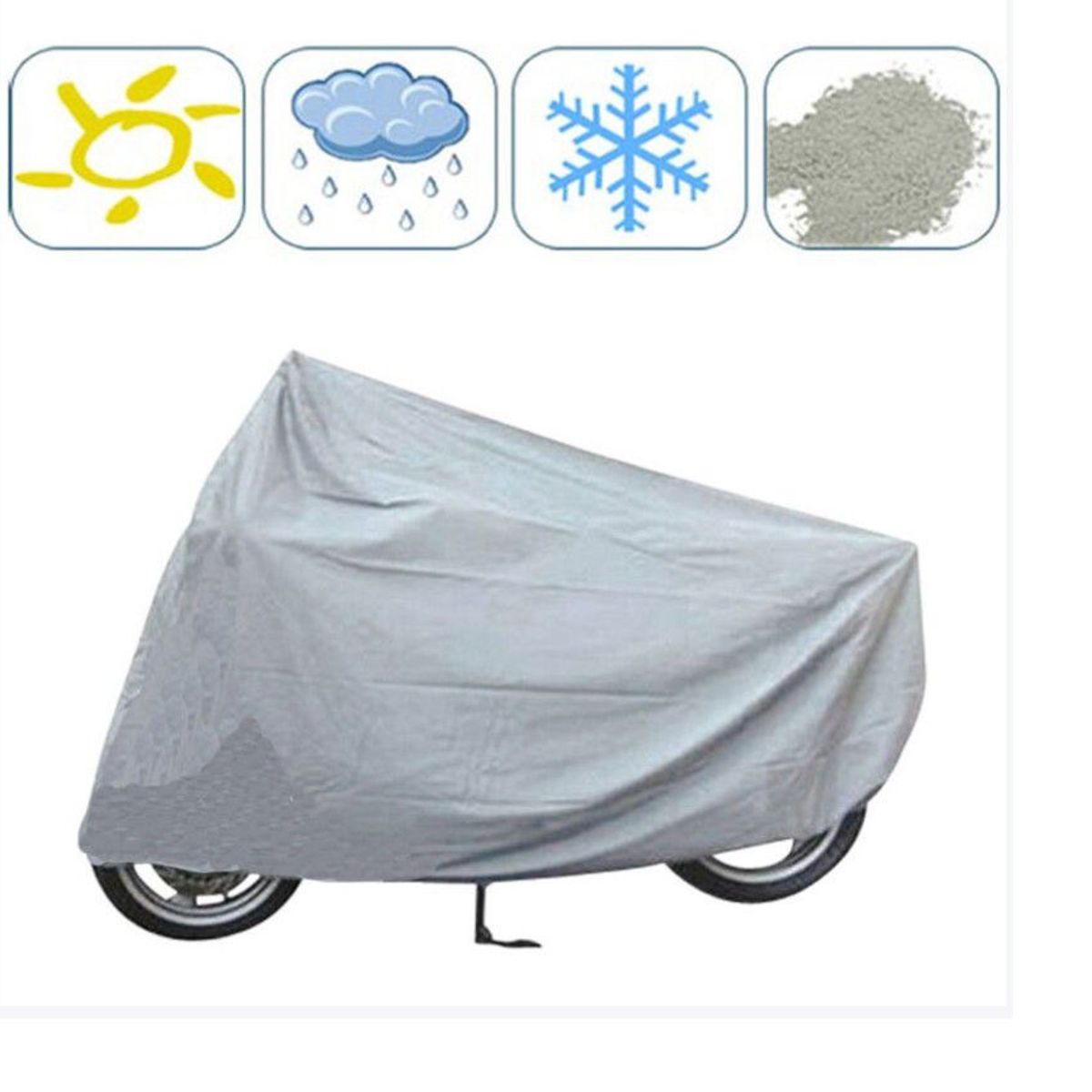 GENERICO - Cobertor L Impermeable Para Motocicleta