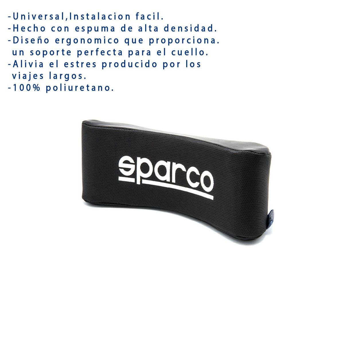 SPARCO - COJIN CABEZAL CABECERA ALMOHADA CERVICAL SPARCO CORSA SP4004