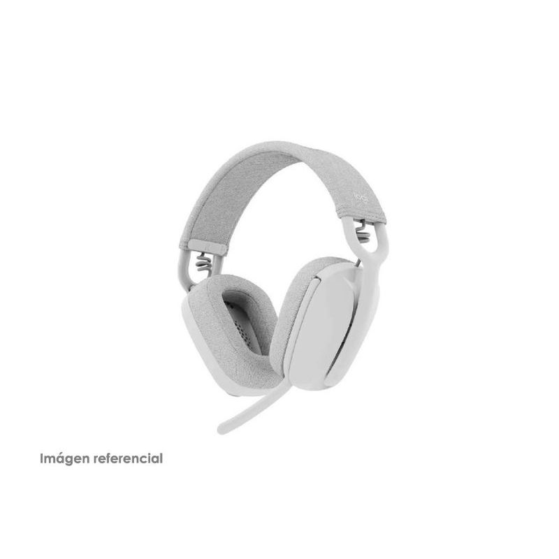 LOGITECH - Audifono con Microfono Logitech Zone VIBE 100 BT Blanco crudo