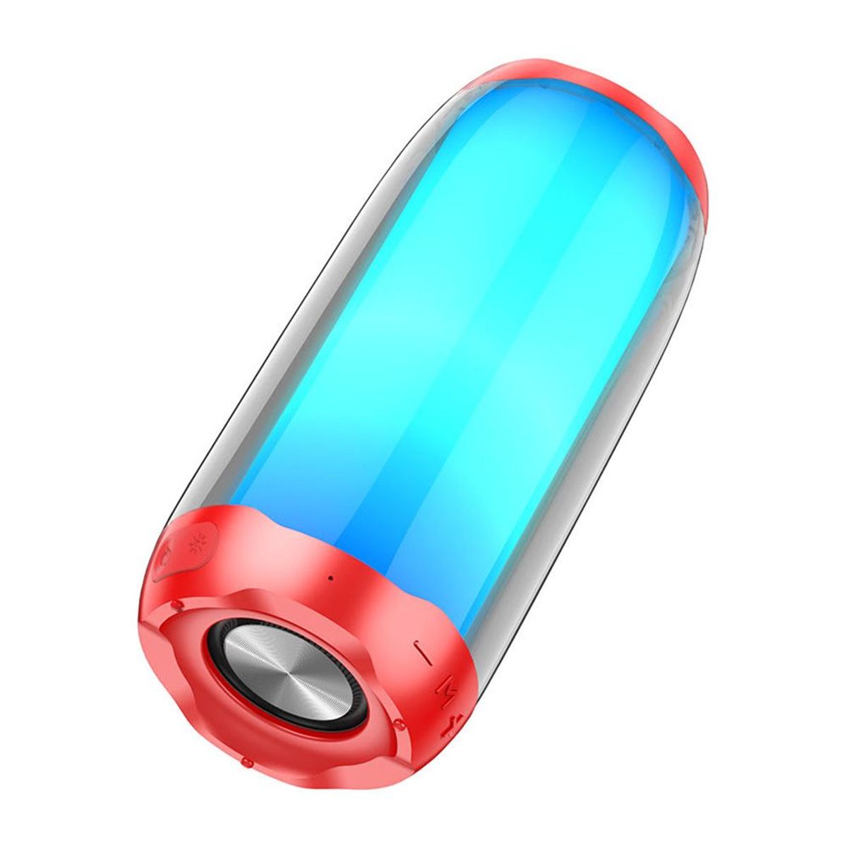 HOCO - Parlante Inalámbrico BT V50 Luminoso LED Hoco HC8 Rojo
