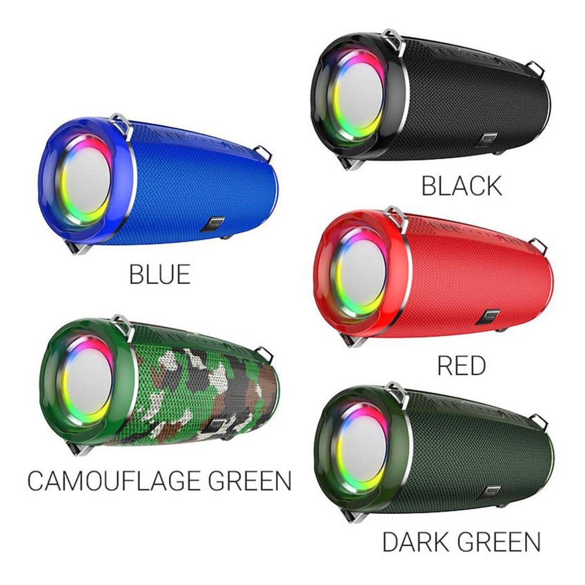 HOCO - Parlante Inalámbrico Bluetooth V50 Deportivo Hoco HC2 Azul