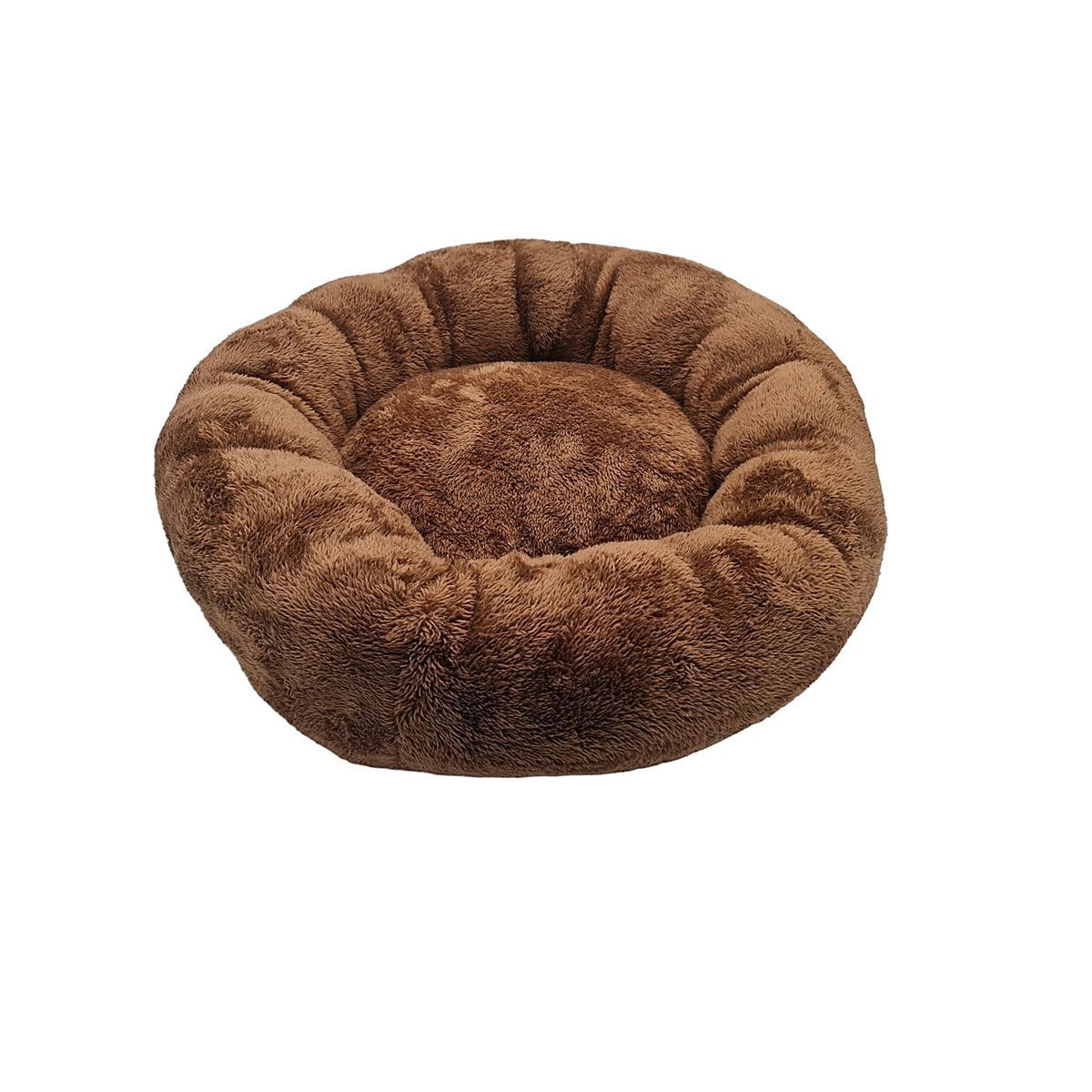 MD - Cama Para Perros y Gatos Donut Lite Marrón Talla M - MD