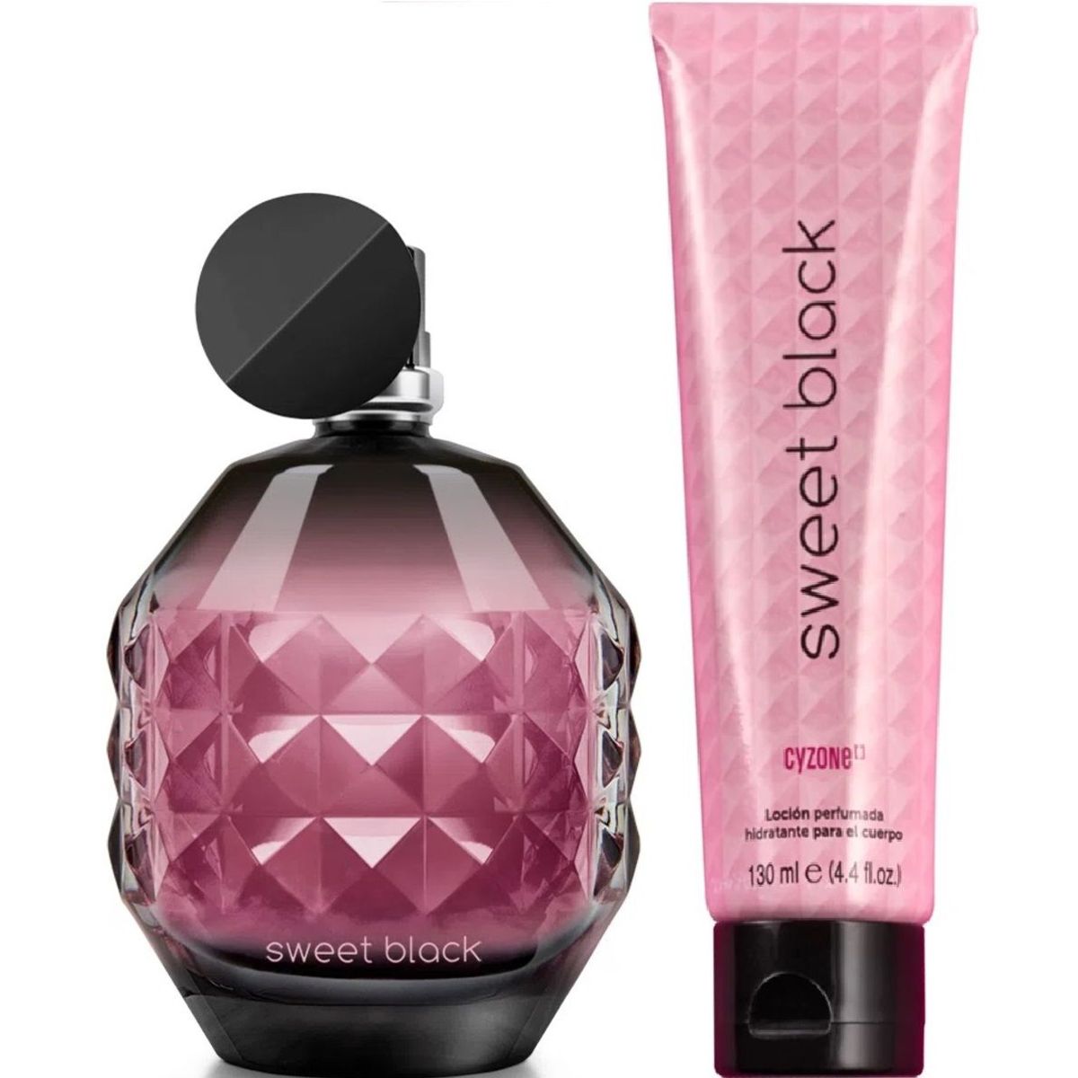 Cyzone - SET SWEET BLACK perfume y loción hidratante CYZONE