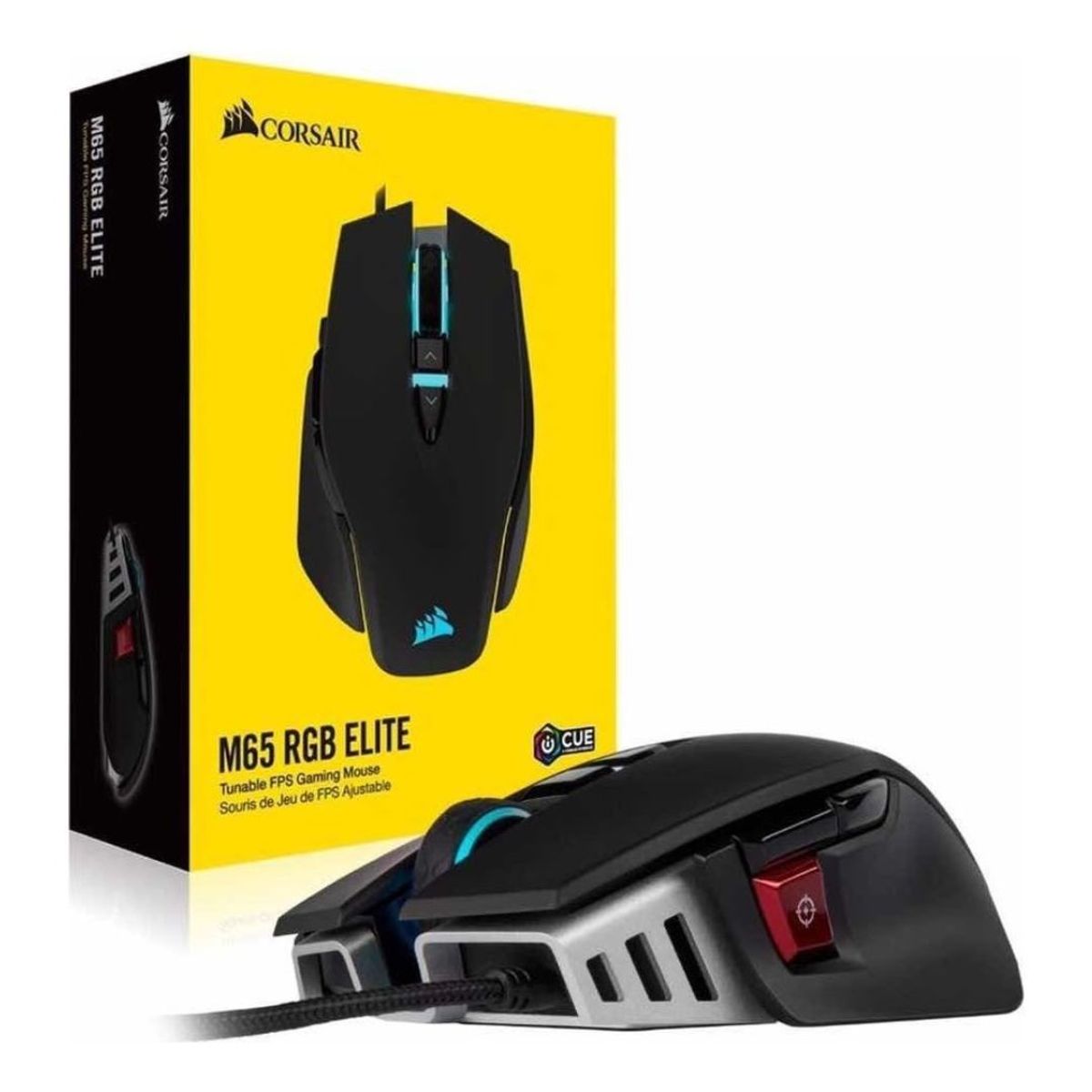 CORSAIR - MOUSE CORSAIR M65 RGB ELITE CH-9309011-NA