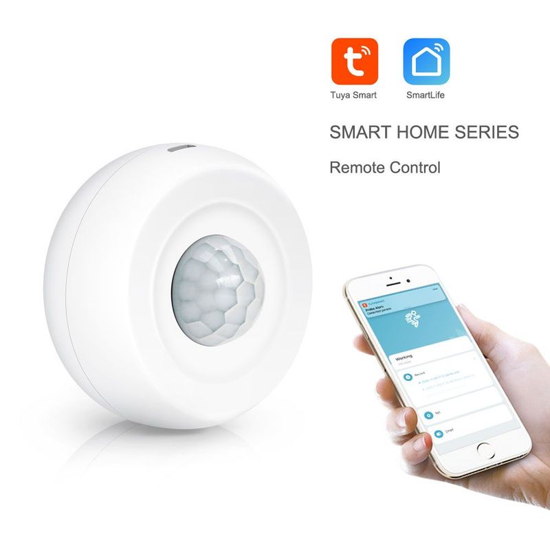 GENERICO - Sensor de movimiento WiFi de techo pared con visión de 360° PST-HW400B
