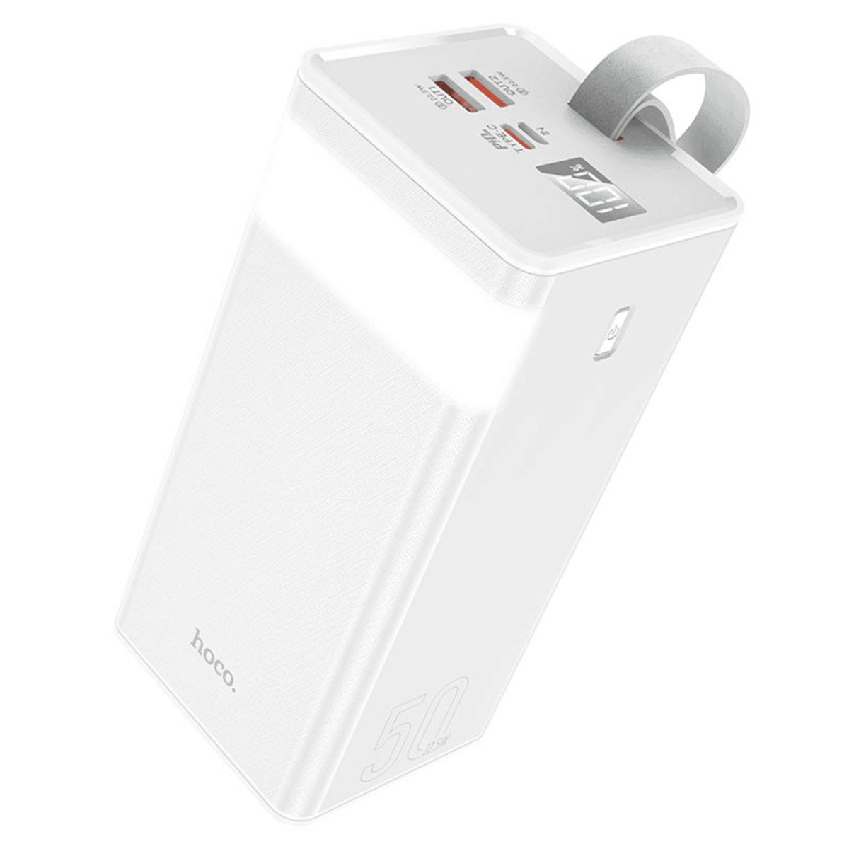 HOCO - Power Bank 50000mAh Hoco J86A Pantalla digital LED Blanco De Calidad