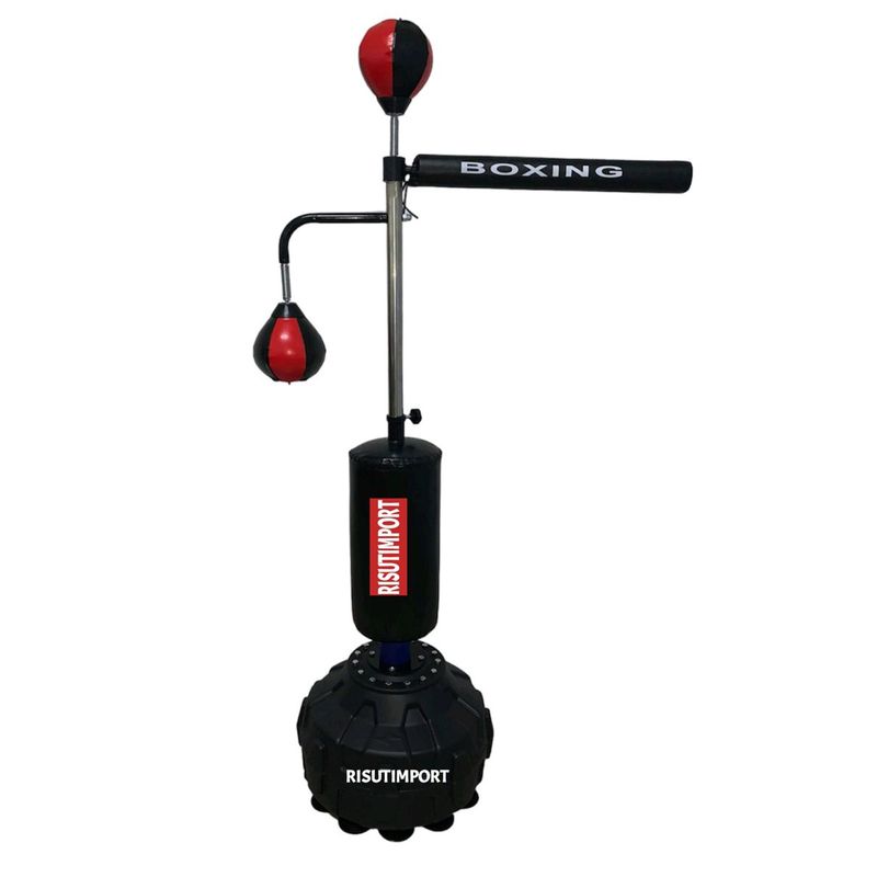 RISUTIMPORT - Pera de Box multifuncional 4 en 1 Doble pera Barra giratoria