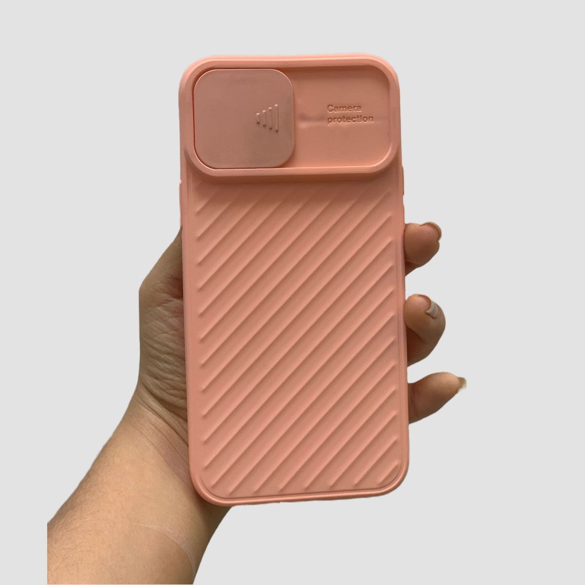 GENERICO - Case para iPhone 13 pro max con protector de cámara