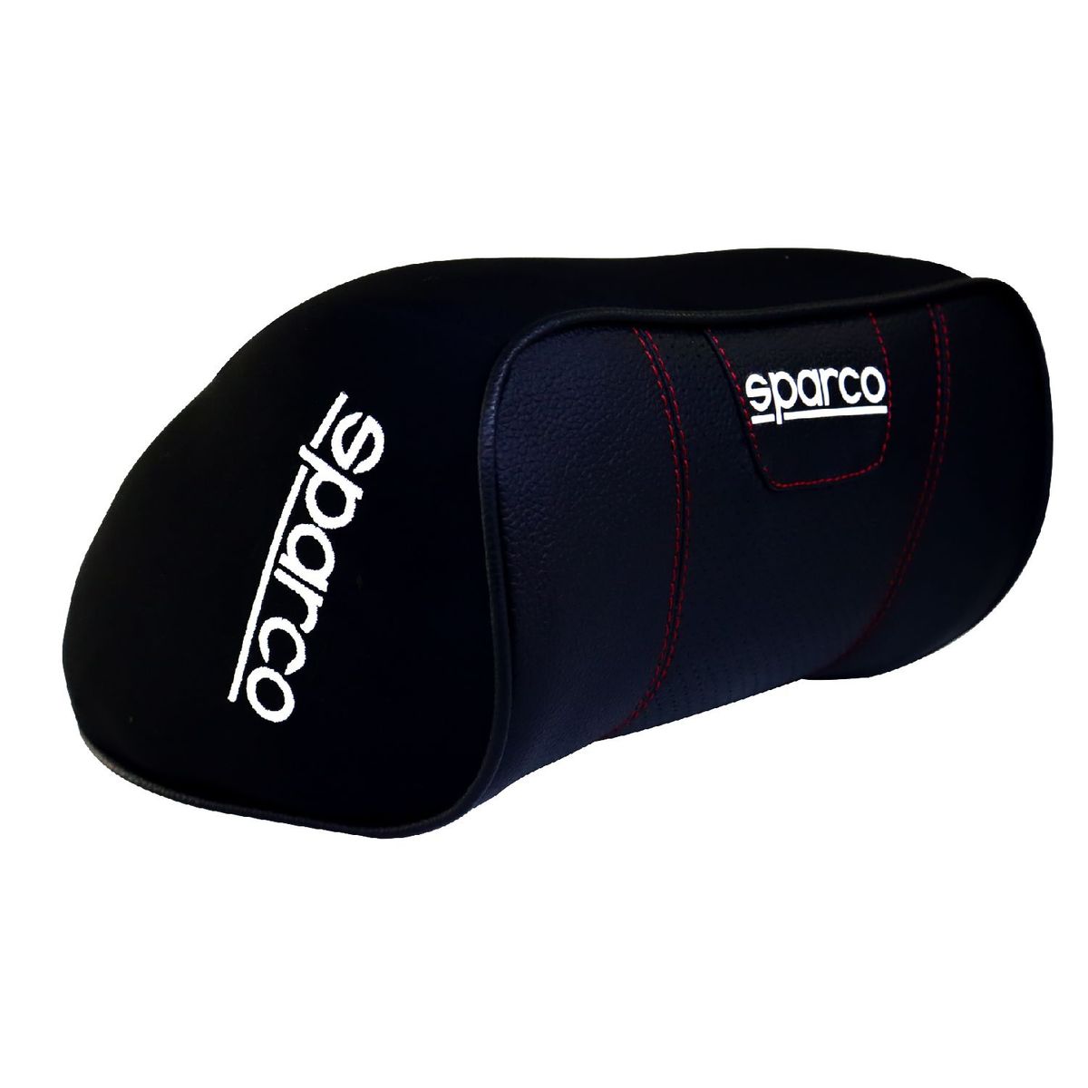 SPARCO - COJIN CABEZAL ALMOHADA CERVICAL SPARCO CORSA NEGRO LINE ROJA