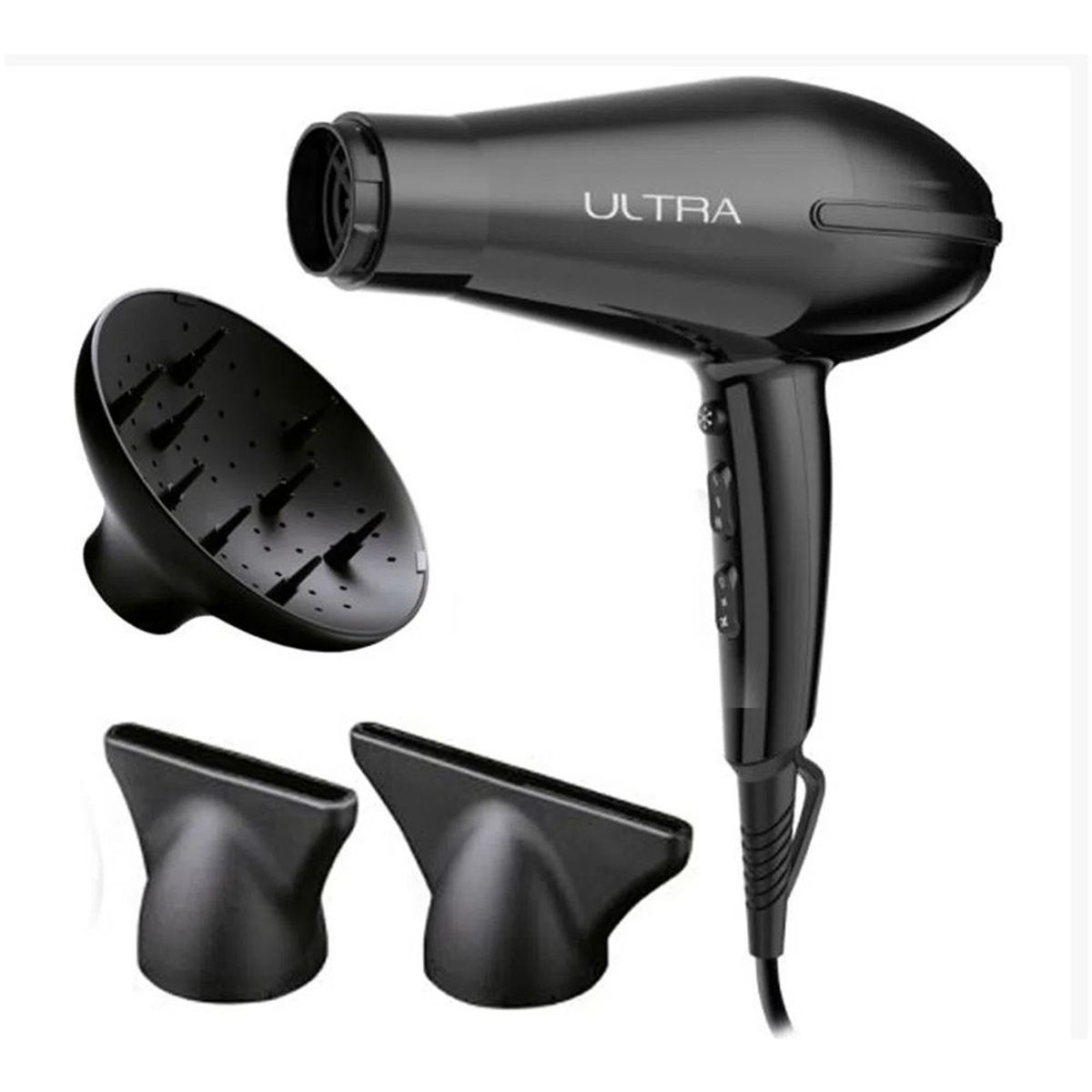 GAMA - Secadora de cabello Gama BECHD0000002004 Ultra Ion 220V Negro
