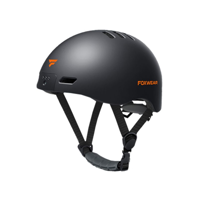 OEM - Casco ciclista con cámara grabadora luces LED Foxwear V6 para bicicleta