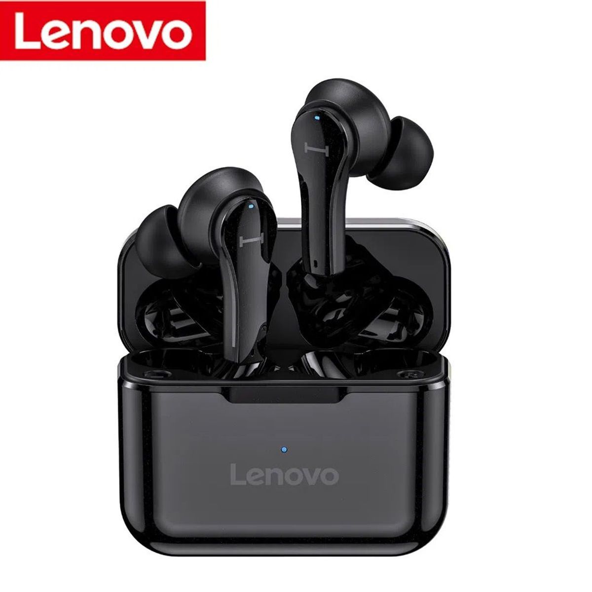 LENOVO - Audifonos Bluetooth True Wireless Lenovo QT82 Negro