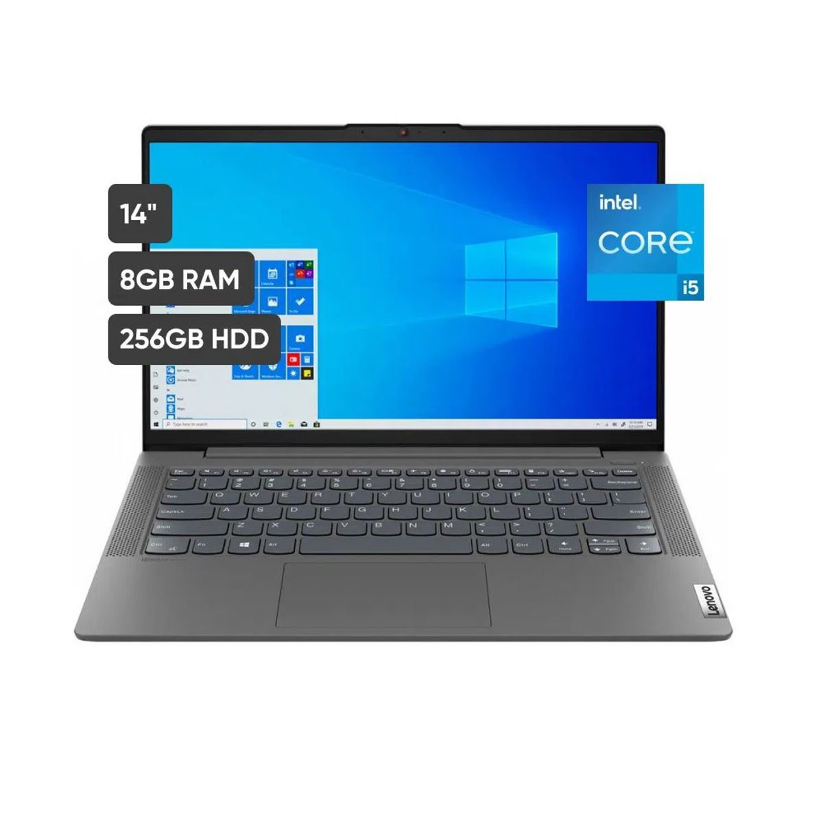 LENOVO - Laptop Lenovo 14" Intel Core i5 IdeaPad 5 14ITL05 FHD Windows 11 Home 8GB 256GB SSD - Graphite Grey