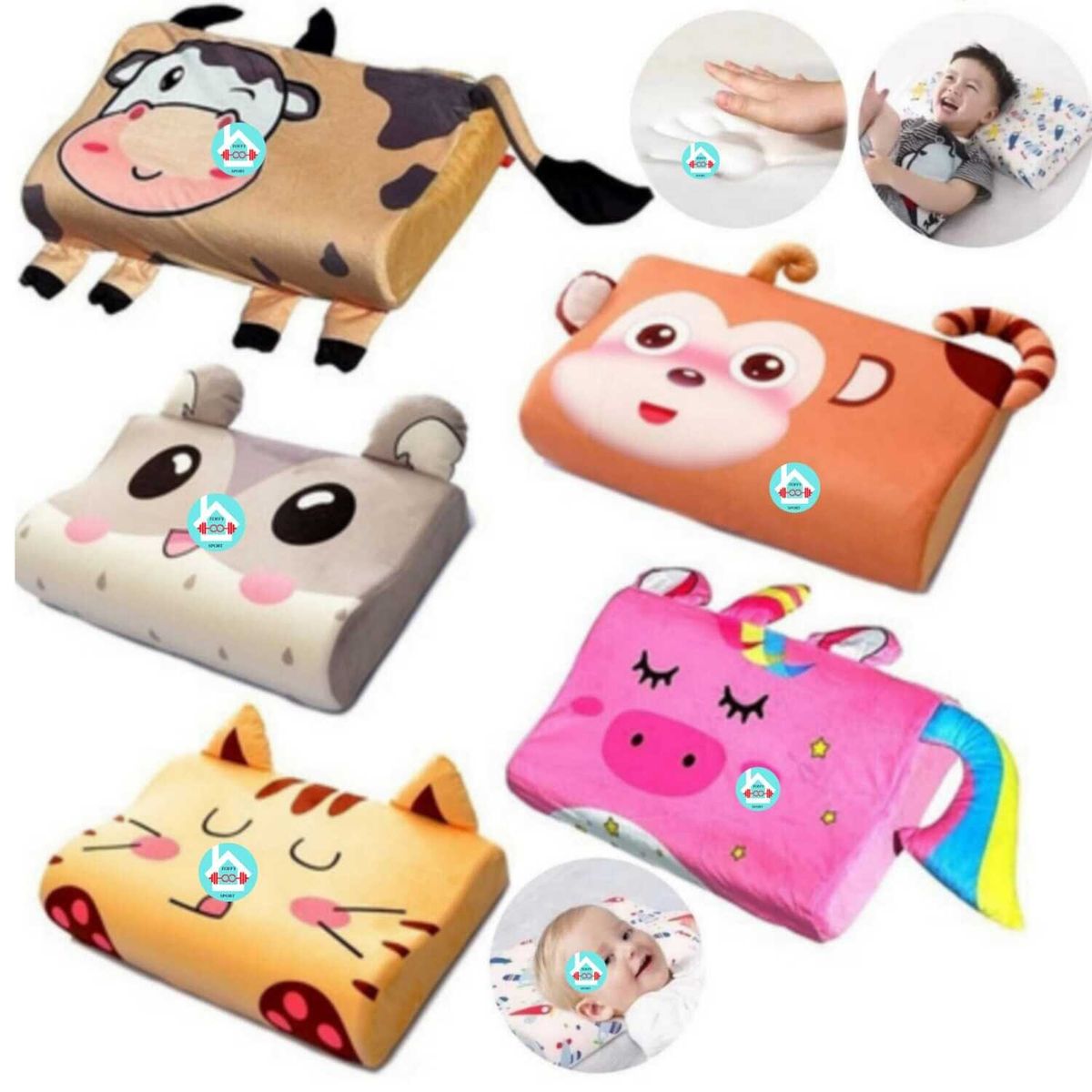 GENERICO - Almohada Viscoelastica de animalitos