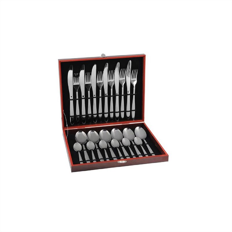 FACUSA - SET DE CUBIERTOS FACUSA X 24 PZAS.M-500 CON ESTUCHE MARRÓN