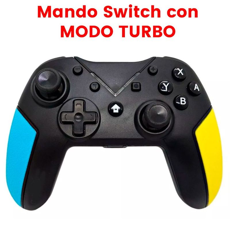 GENERICO - Mando Bluetooth Switch Android y Pc Pro Gamepad Control - Amarillo