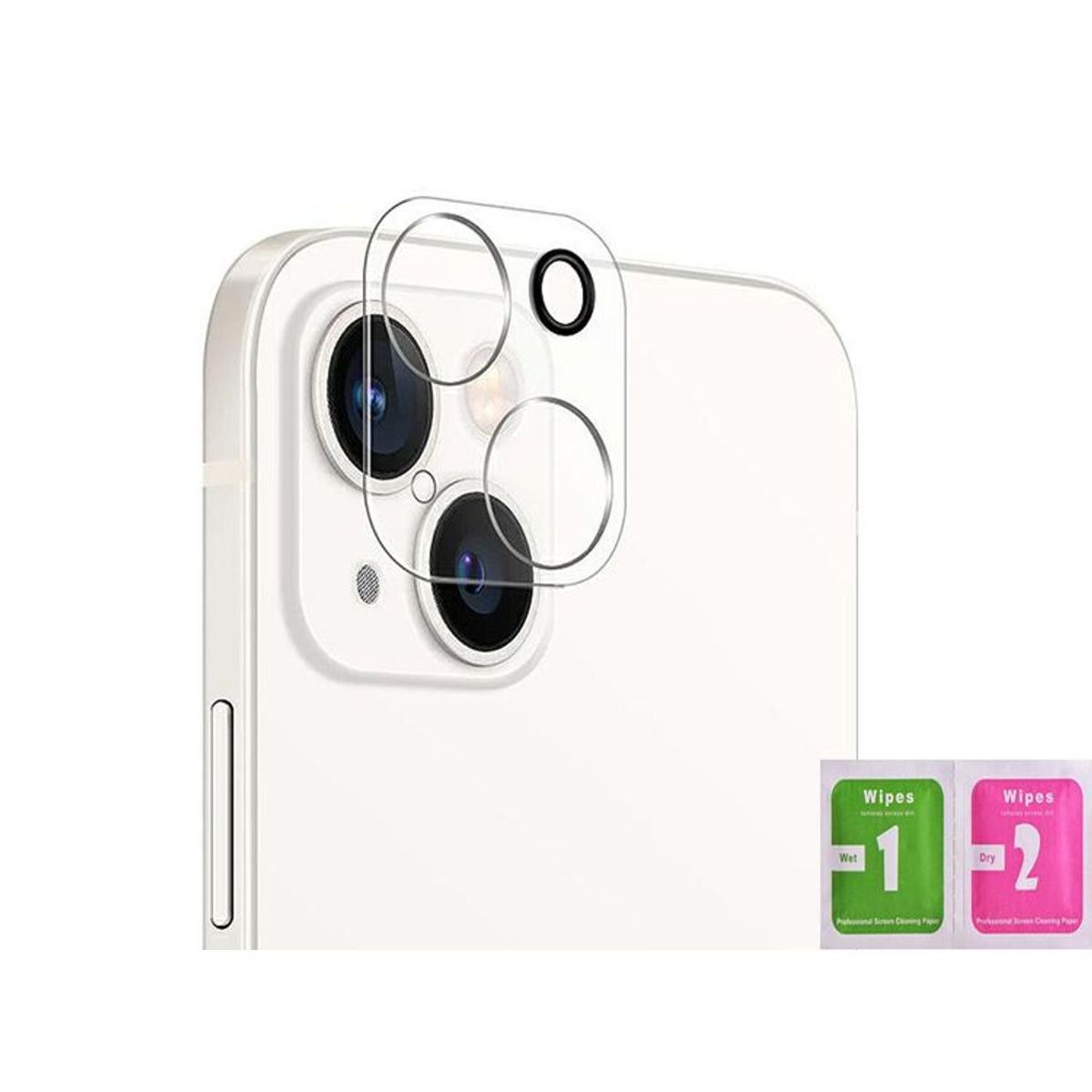 GENERICO - Vidrio Protector de Cámara para iPhone 13 - Transparente