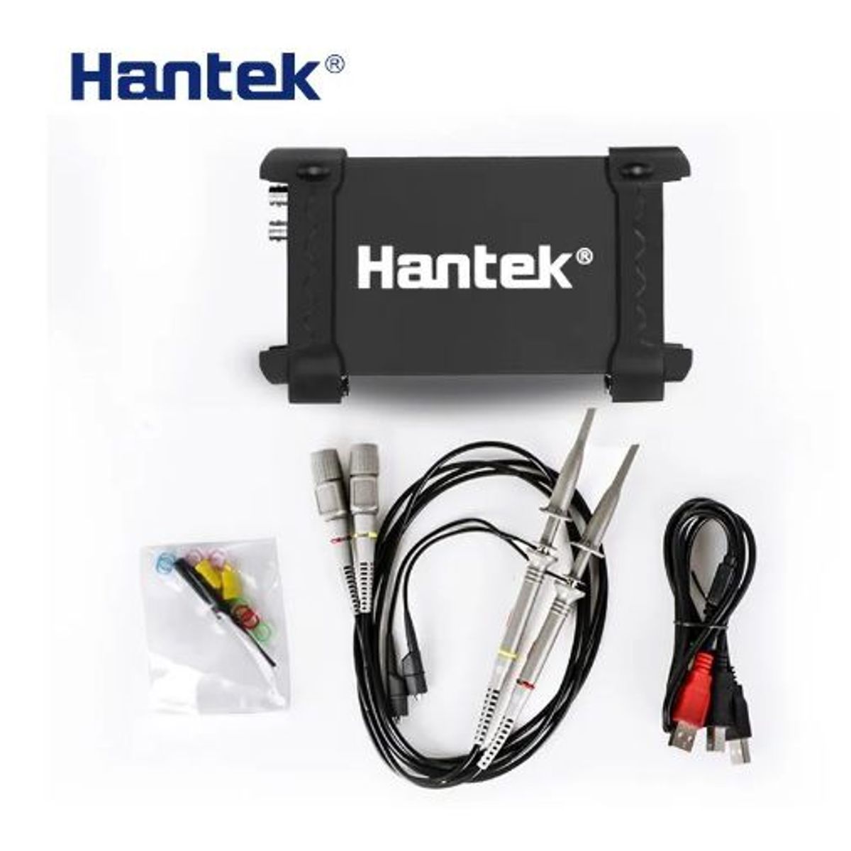 OEM - Hantek 6022BE 2 Canales Analógica 20MHz 48MS / S Osciloscopio - Negro