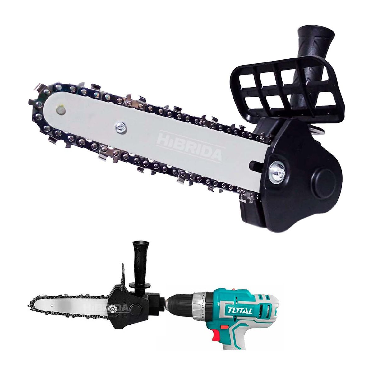 GENERICO - ADAPTADOR PARA TALADRO CONVERTIR A MOTOSIERRA MADERA - AD-MT-SIERRA