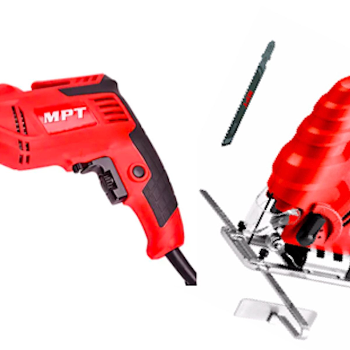 GENERICO - COMBO TALADRO ELÉCTRICO 400W  SIERRA CALADORA 550W MPT TOOLS