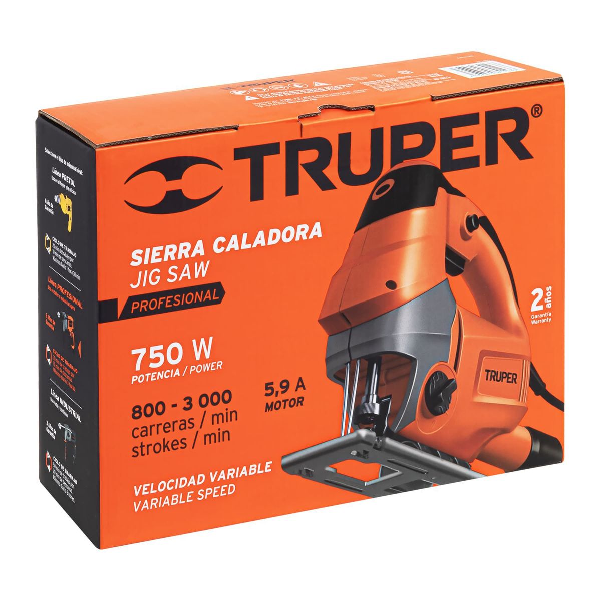 TRUPER - SIERRA CALADORA PROFESIONALES 750 W 15469
