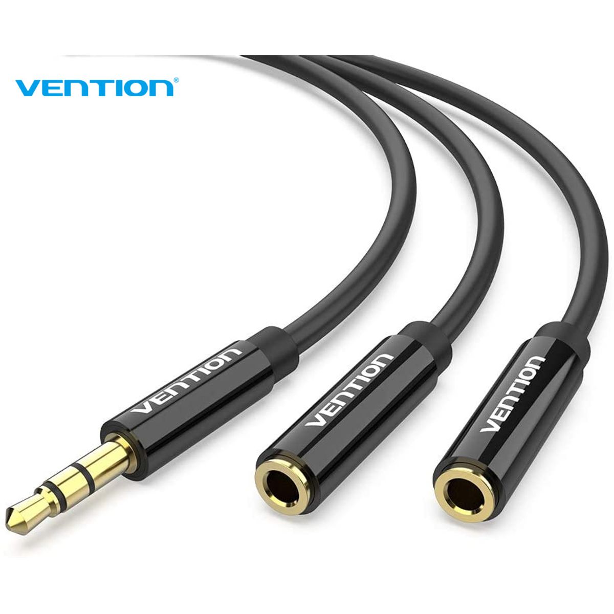 Cable Adaptador SPLITTER TRS Audio Estereo 35mm, marca VENTION - Foto Principal