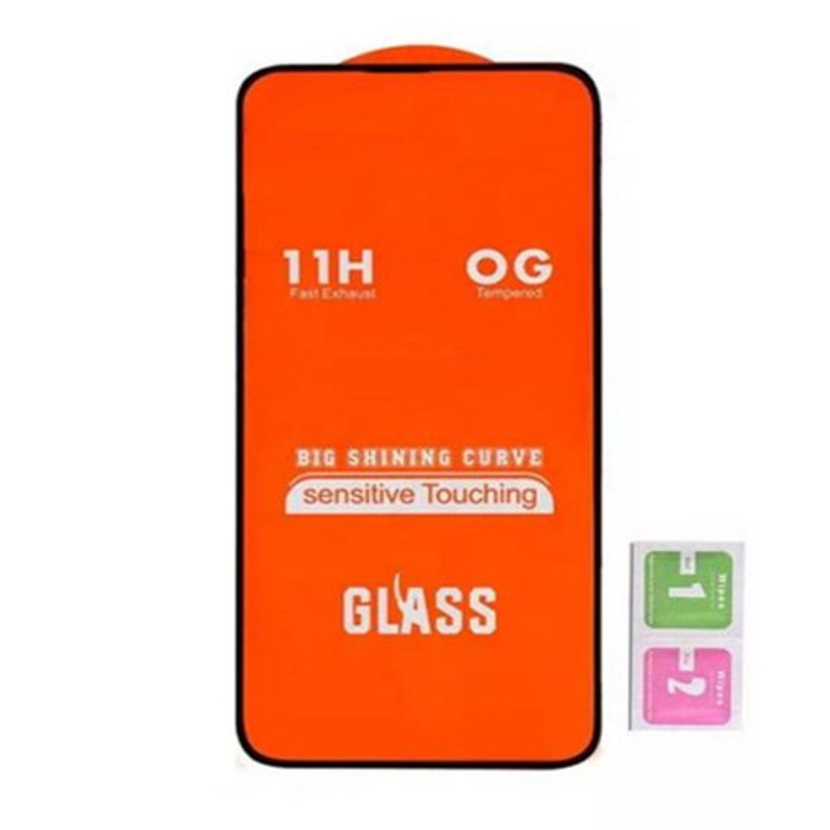 GENERICO - Mica Vidrio Templado 9H para Samsung  S20Fe Borde Negro