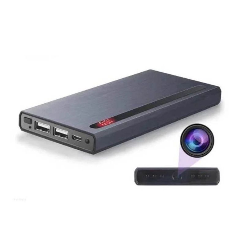 GENERICO - Batería Portátil Camara Espía de 8000 mAh, 4K Infrarrojo Wifi  SW13