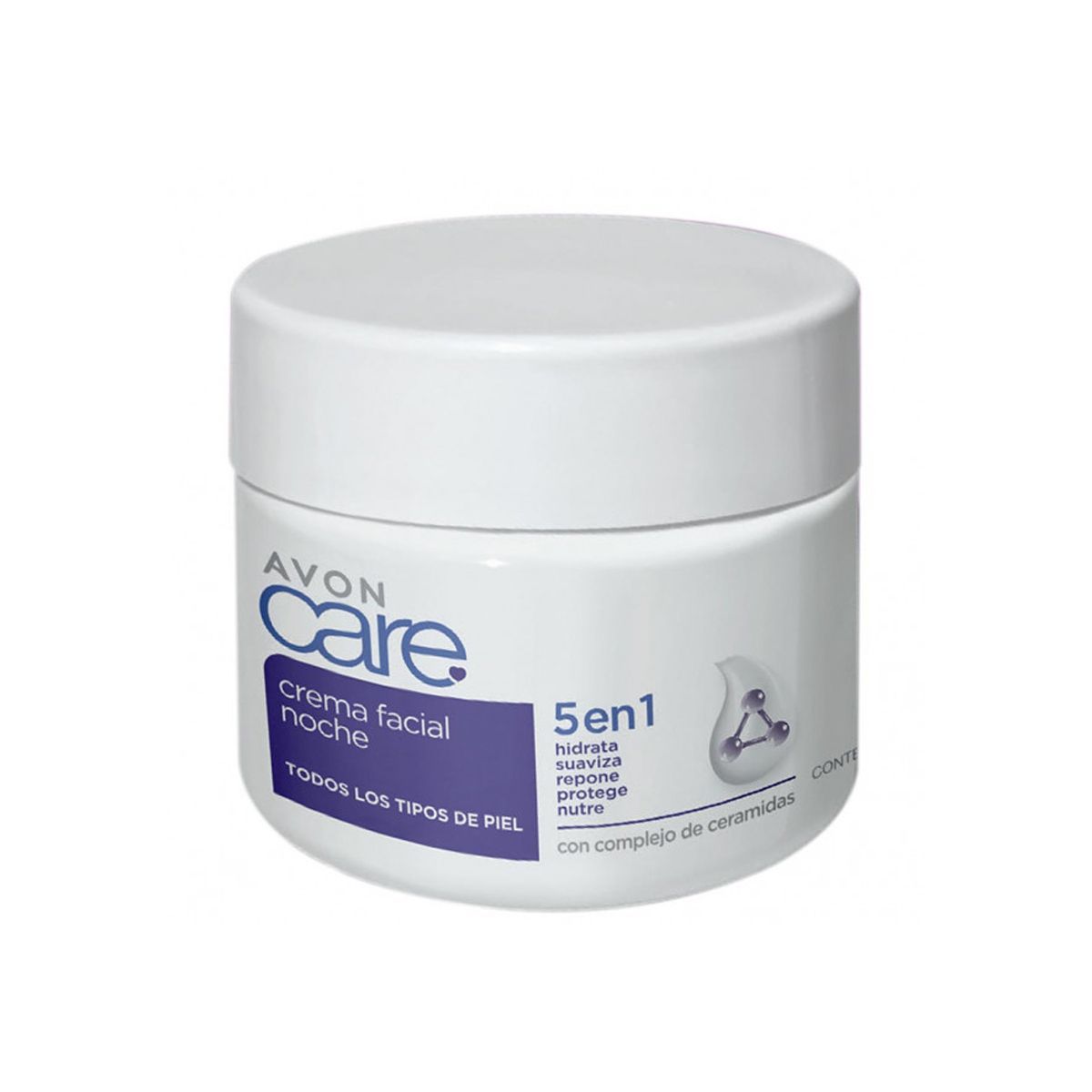 AVON - Crema Facial Noche 5 En 1 Ceramidas Avon Care 100g