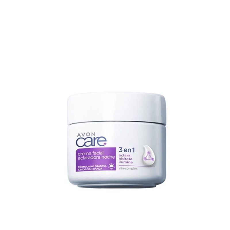 AVON - Crema Facial Aclaradora Con Vita Complex Noche 3 En 1 Avon Care 100g