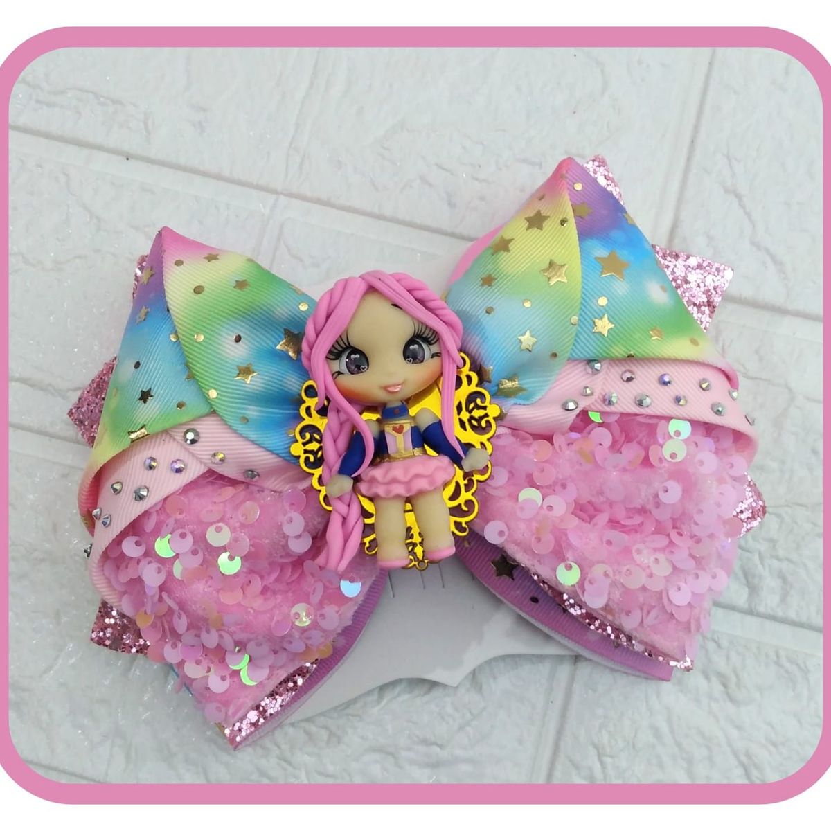 GENERICO - Maxilazo Pampin Gancho para Cabello Niña - Moñitos Lindsey