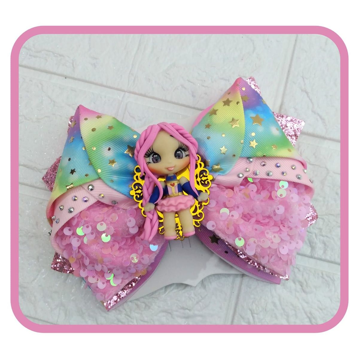 GENERICO - Maxilazo Pampin Gancho para Cabello Niña - Moñitos Lindsey