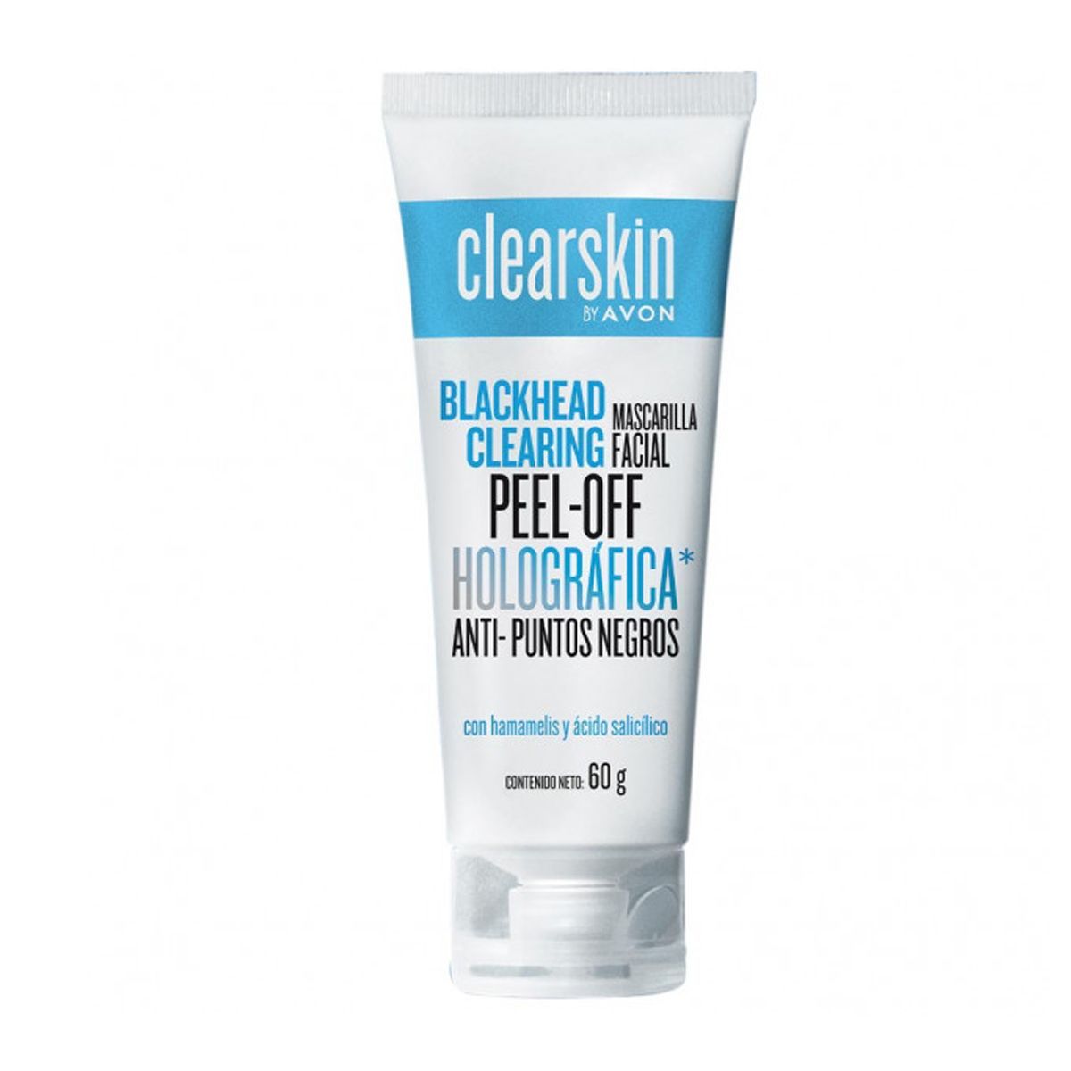 AVON - Clearskin Mascarilla Facial Peel-Off Holográfica Anti-Puntos Negros