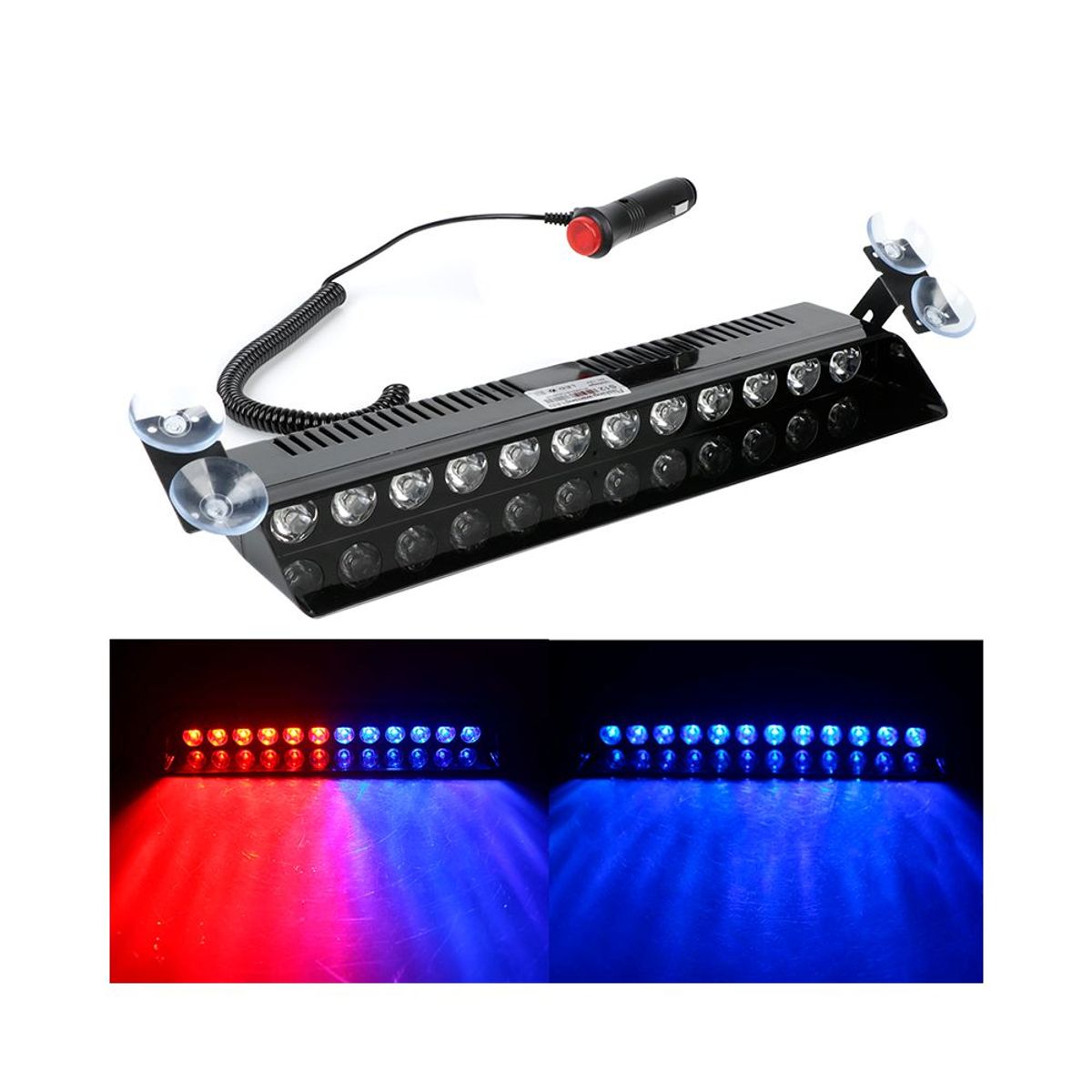 GENERICO - Led Policial Federal Circulina Emergencia Rojoazul Auto