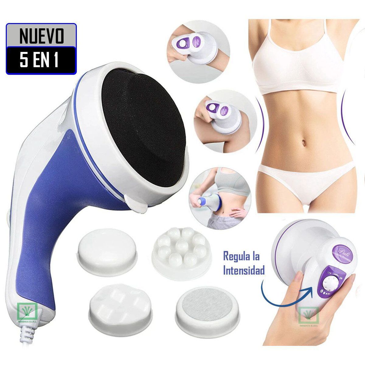 GENERICO - Masajeador Corporal Reductor Anticelulitis 5en1