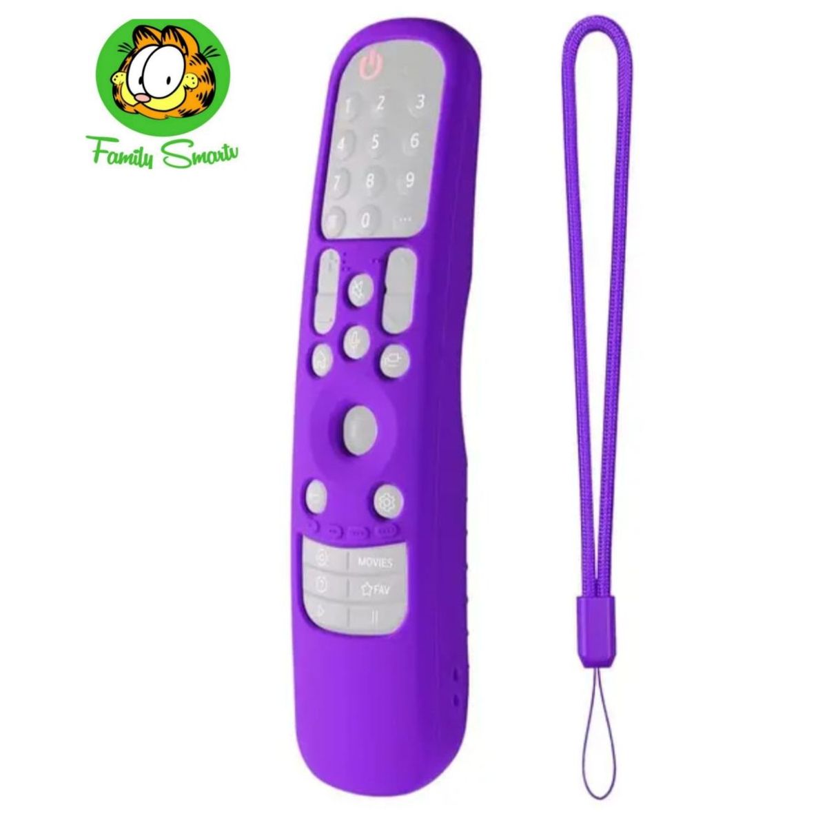 SIKAI - Funda Control LG Magic MR22GN Protector Anticaída Purpura