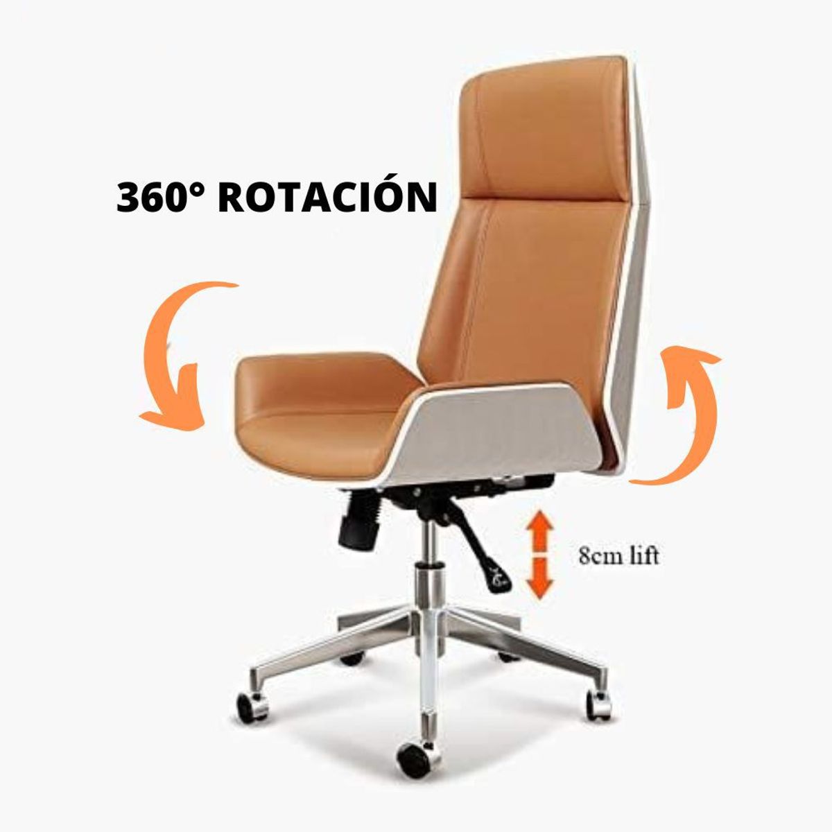 GENERICO - Silla Ejecutiva Giratoria Bishop Turquesa