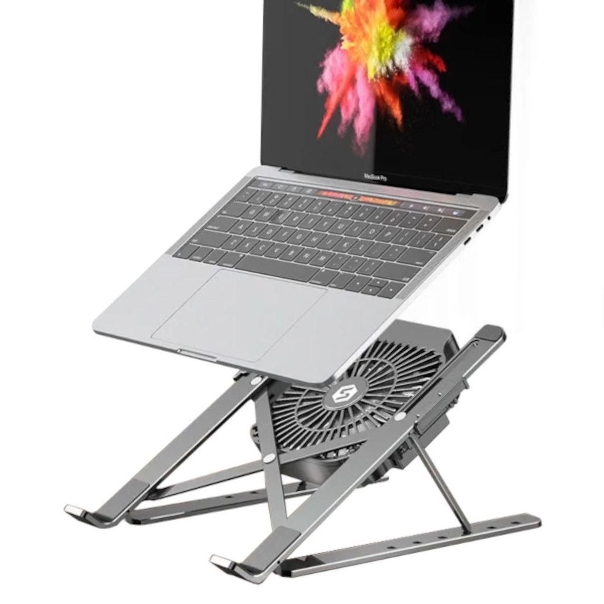 GENERICO - Soporte Cooler Metálico KR-LP926 Para Laptop