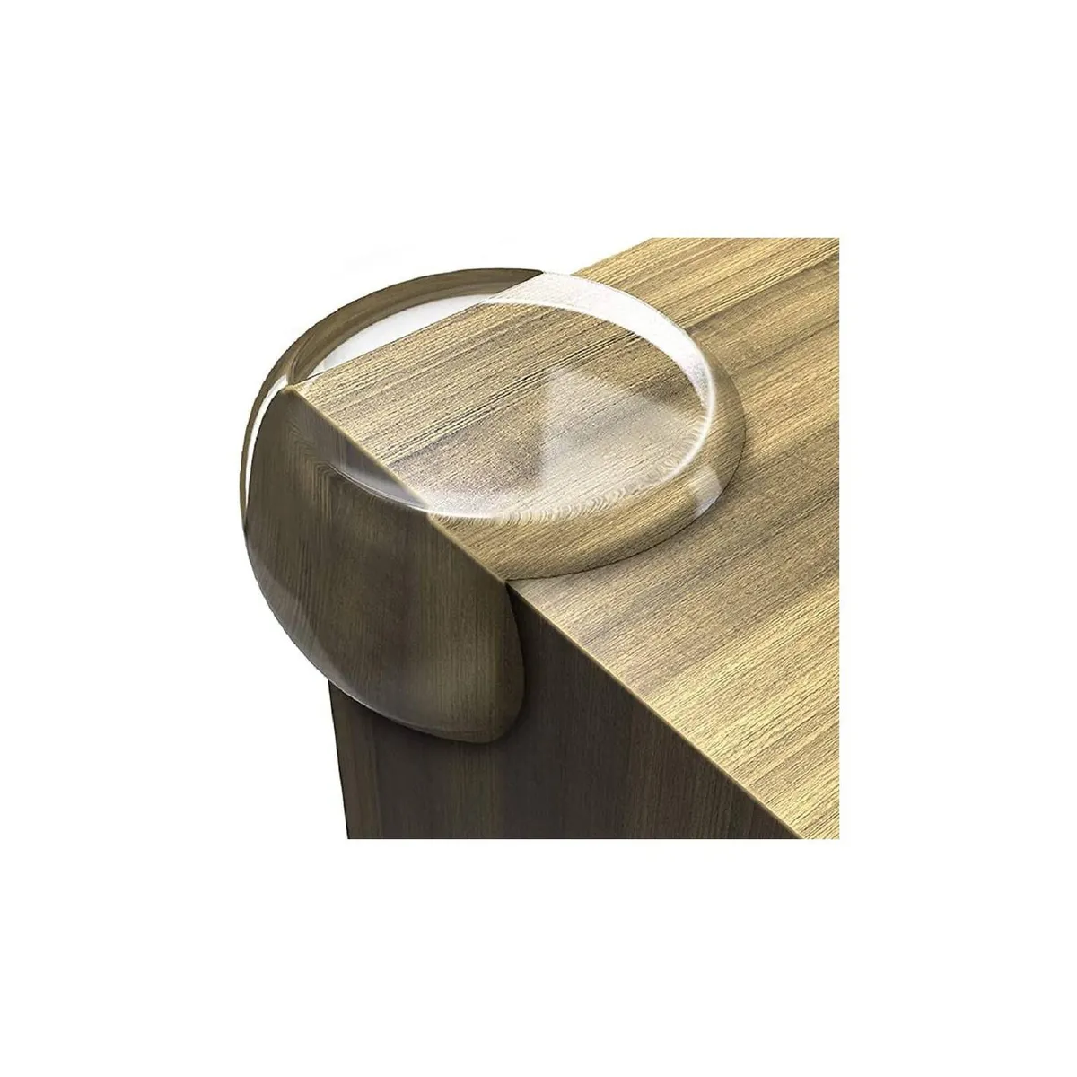 GENERICO - Protector de Esquinas para Bebes Muebles Transparente x4