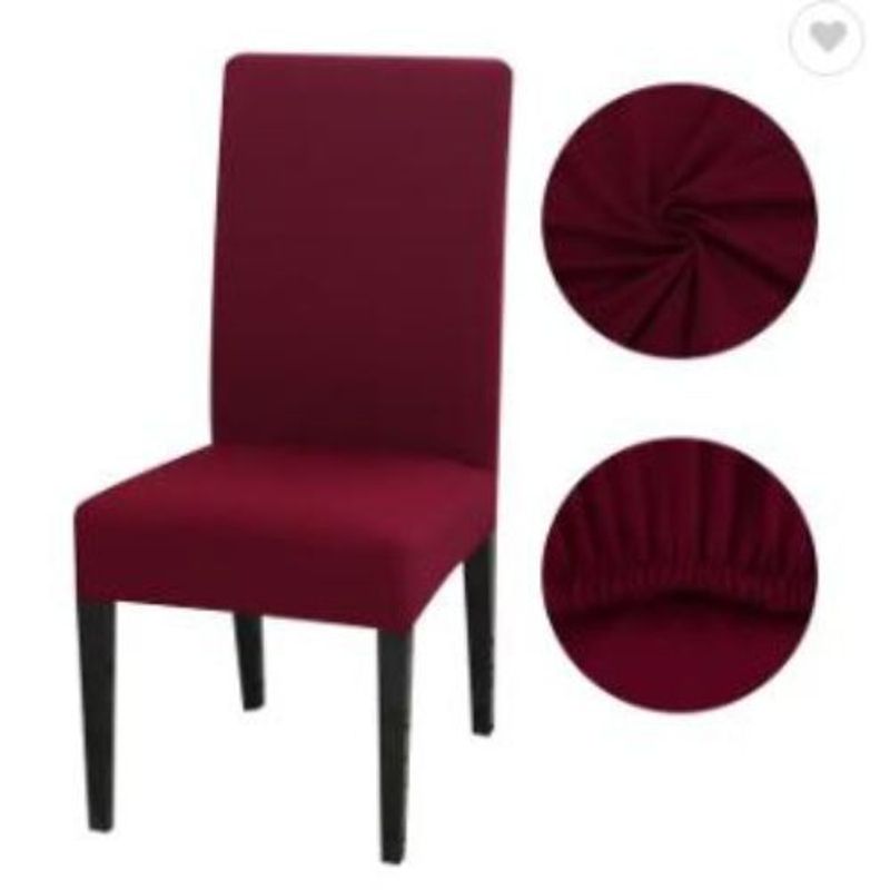 GENERICO - Funda de Silla Set 2 Pzs Generico Color Guinda