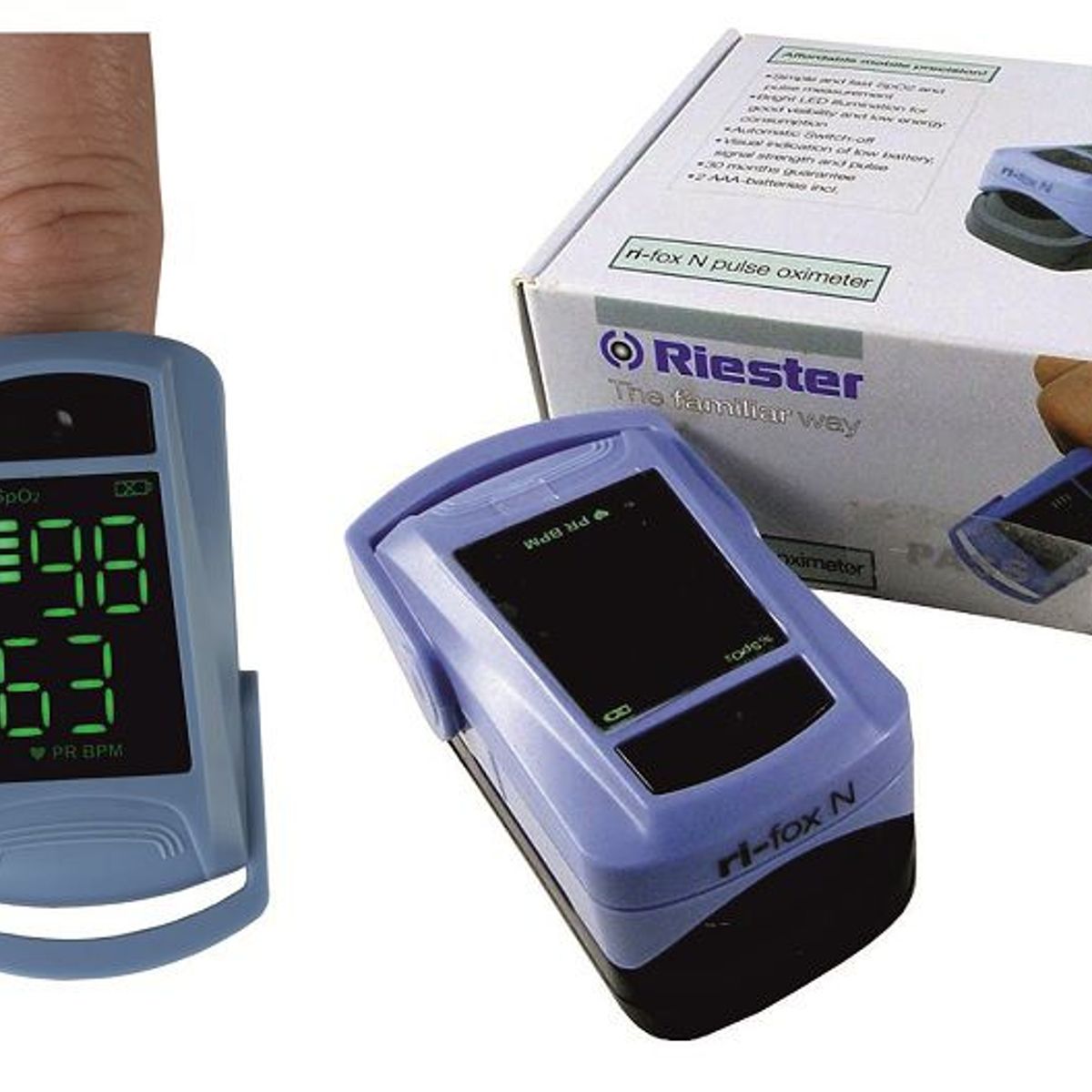 RIESTER - OXIMETRO DE PULSO DIGITAL MARCA  RIESTER RI-FOX