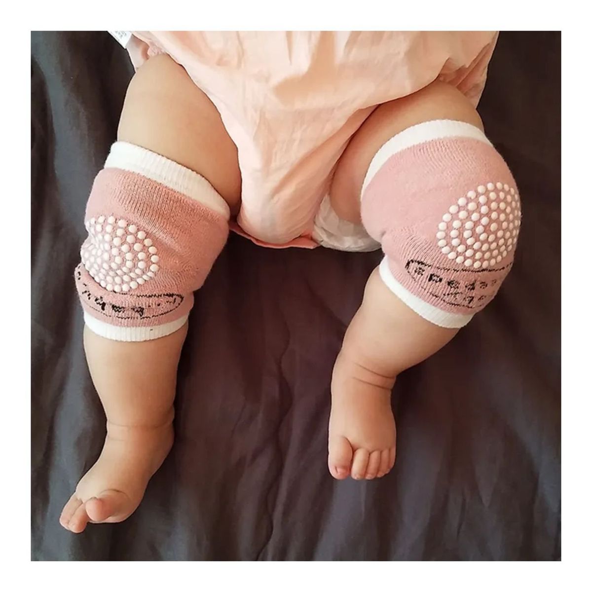 GENERICO - Rodilleras Gateo Pads Niñas Pack x 3 Pares