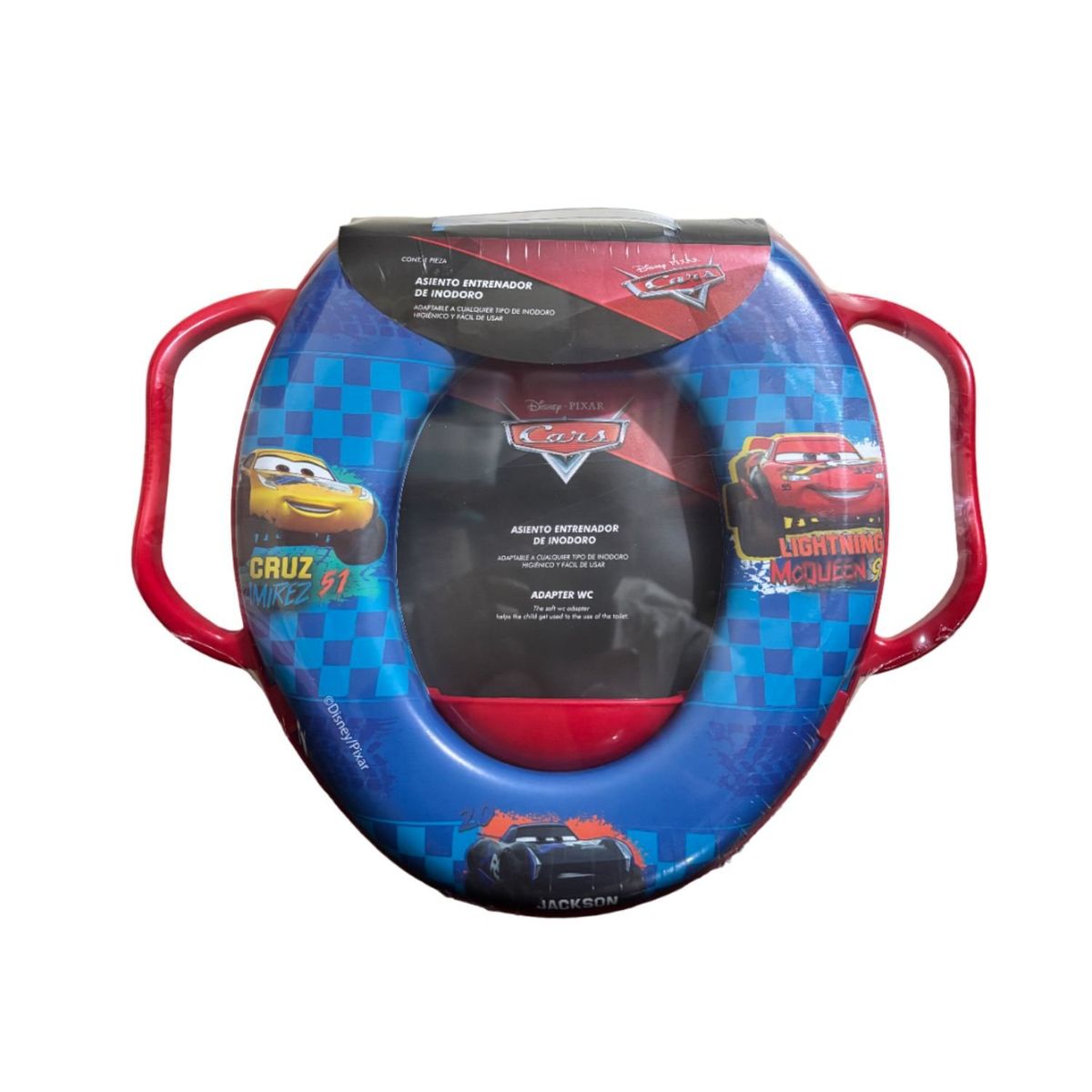 DISNEY - Asiento Adaptador de Inodoro con Asa Disney Cars