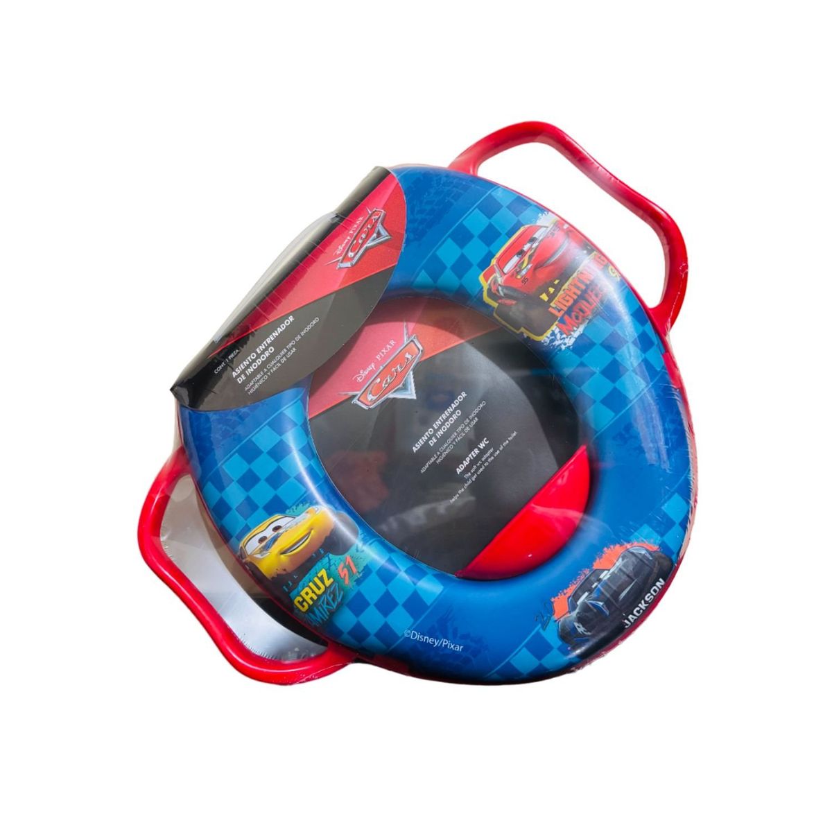 DISNEY - Asiento Adaptador de Inodoro con Asa Disney Cars